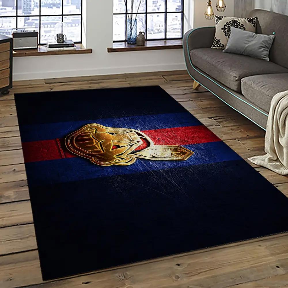 Mlb cleveland indians baseball team logo sport carpet rectangle area rug for living room ci32 Rectangle Rug