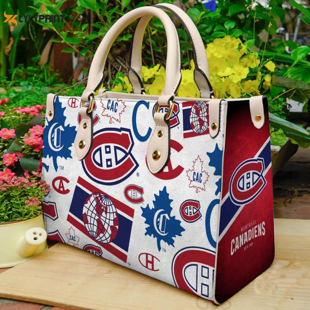 Montreal canadiens a1 leather bag g95 1382 Women Leather Hand Bag