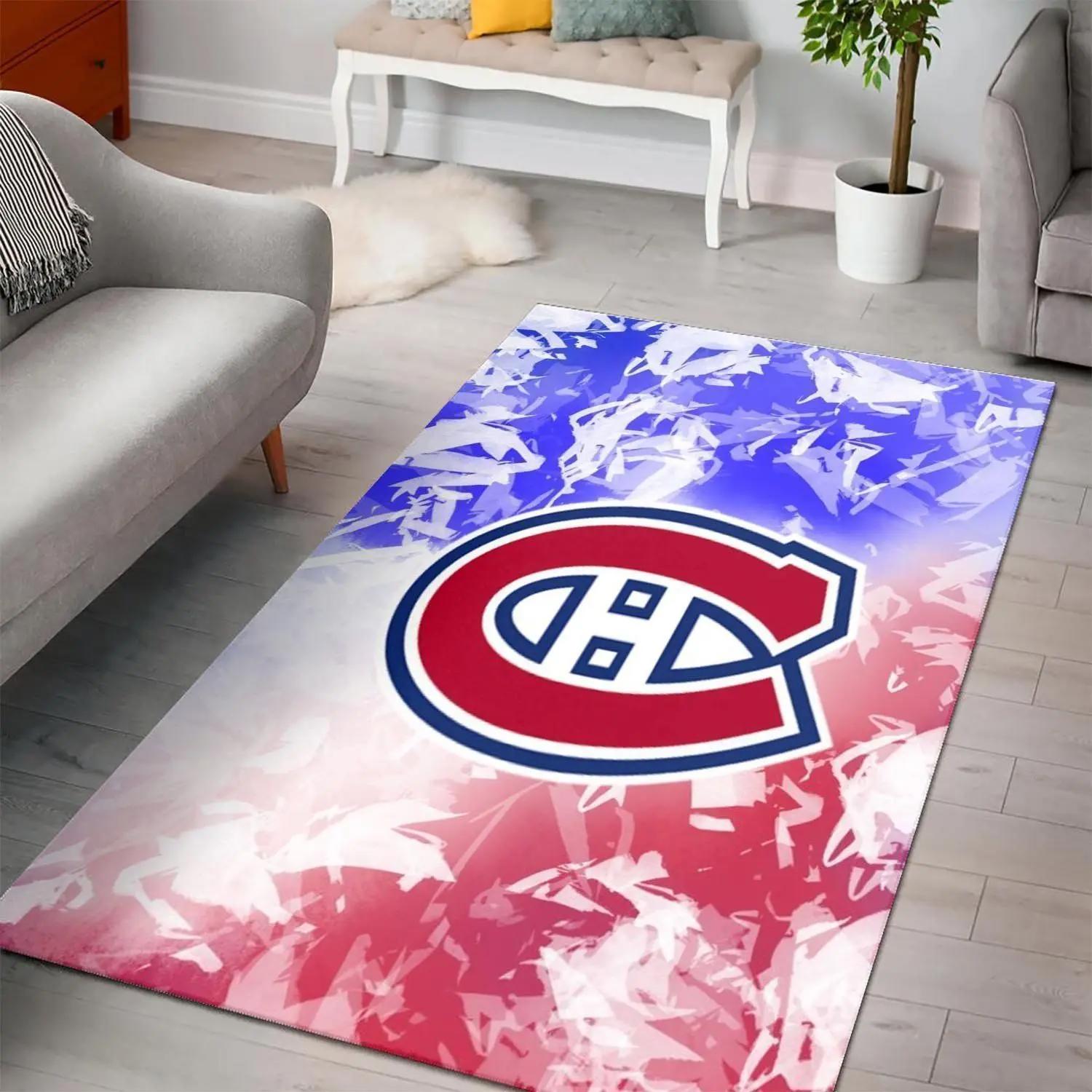 Montreal canadiens area rugs nhl hockey living room carpet team logo 2002208 Rectangle Rug