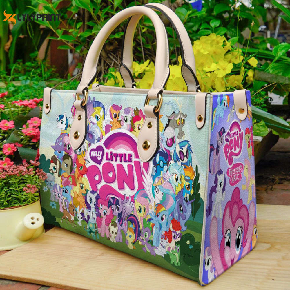 My little pony leather handbag gift for women 4429 Women Leather Hand Bag