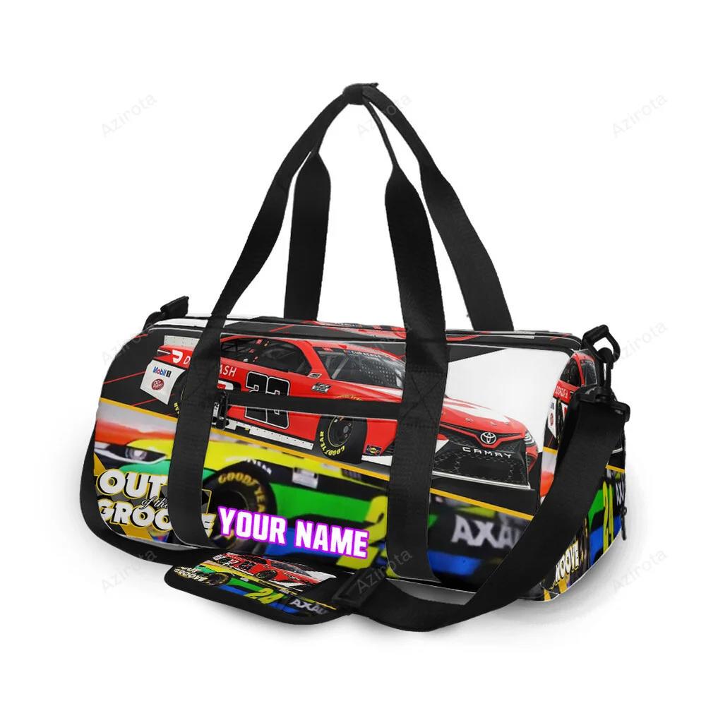 Nascar 23xi racing cars16 personalized name travel bag gym bag 293 Travel Bag
