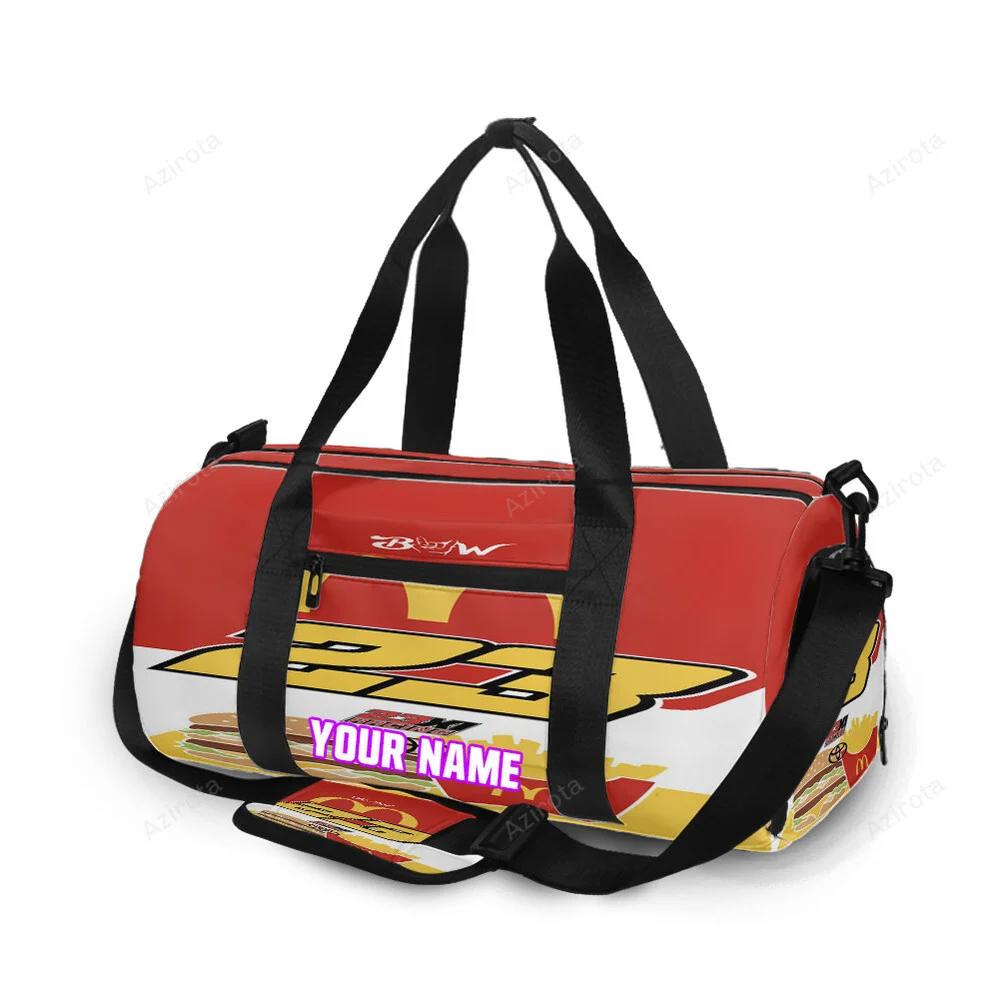 Nascar 23xi racing logo8 personalized name travel bag gym bag 1930 Travel Bag