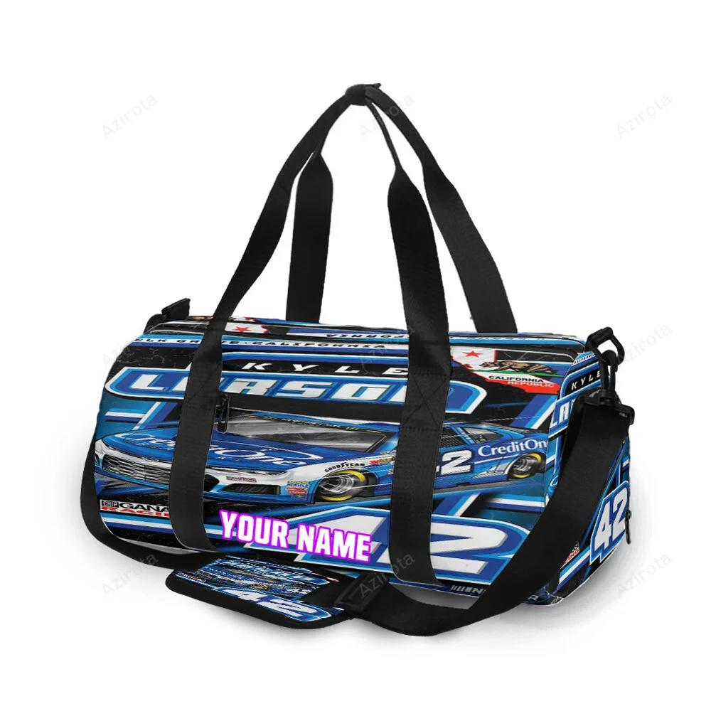 Nascar chip ganassi racing cars5 personalized name travel bag gym bag 263 Travel Bag