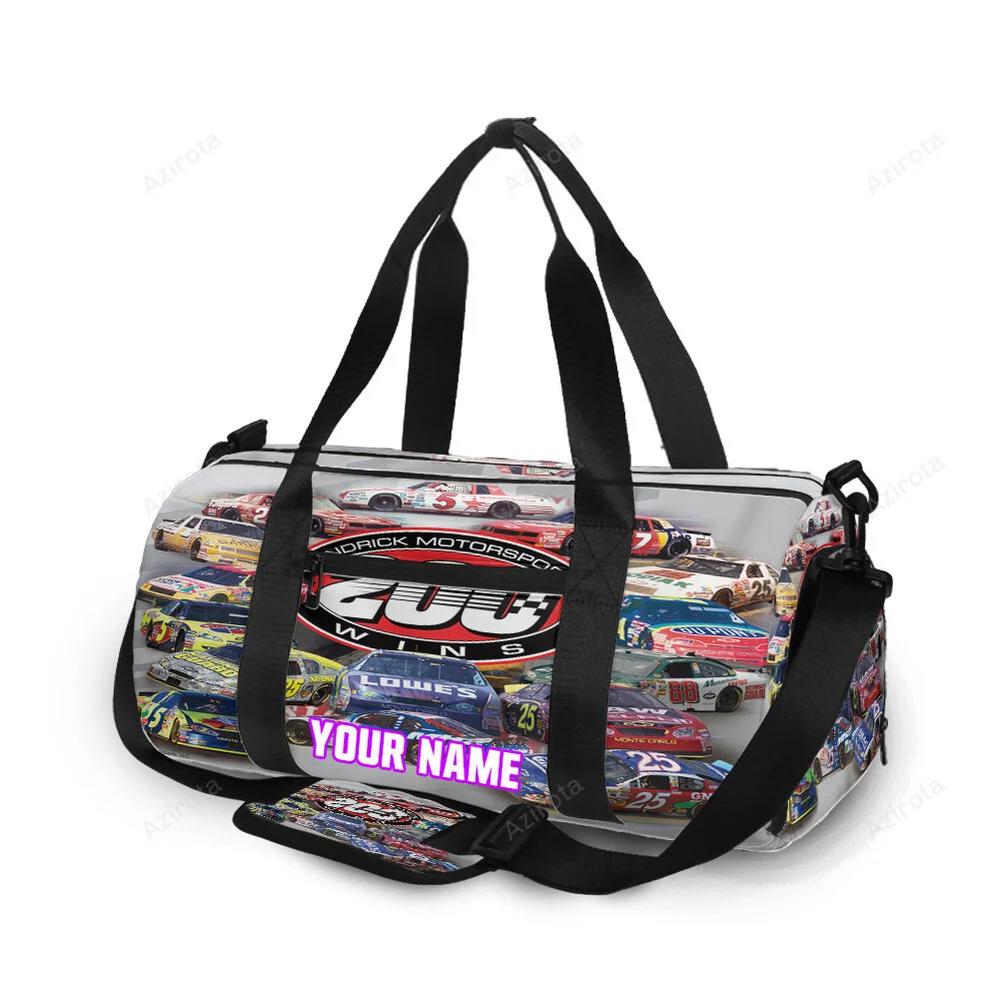 Nascar hendrick motorsports car20 personalized name travel bag gym bag 1071 Travel Bag