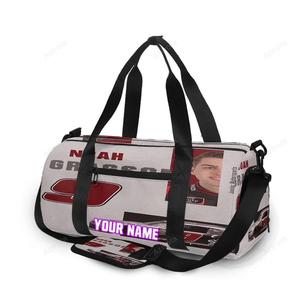 Nascar jr motorsports noah gragson1 personalized name travel bag gym bag 873 Travel Bag
