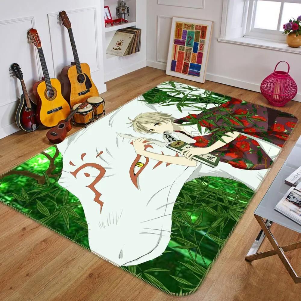 Natsume anime 18 area rug living room and bed room rug rug regtangle carpet floor decor home decor Rectangle Rug