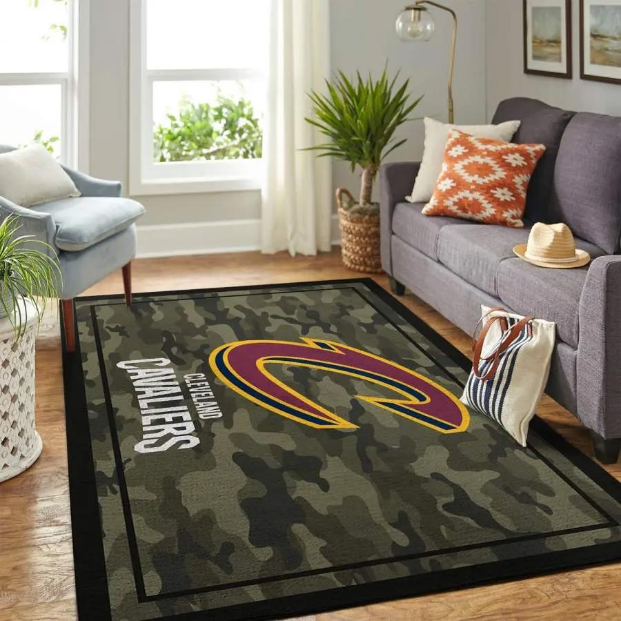 Nba cleveland cavaliers basketball area rug living room rug home decor b030705 Rectangle Rug