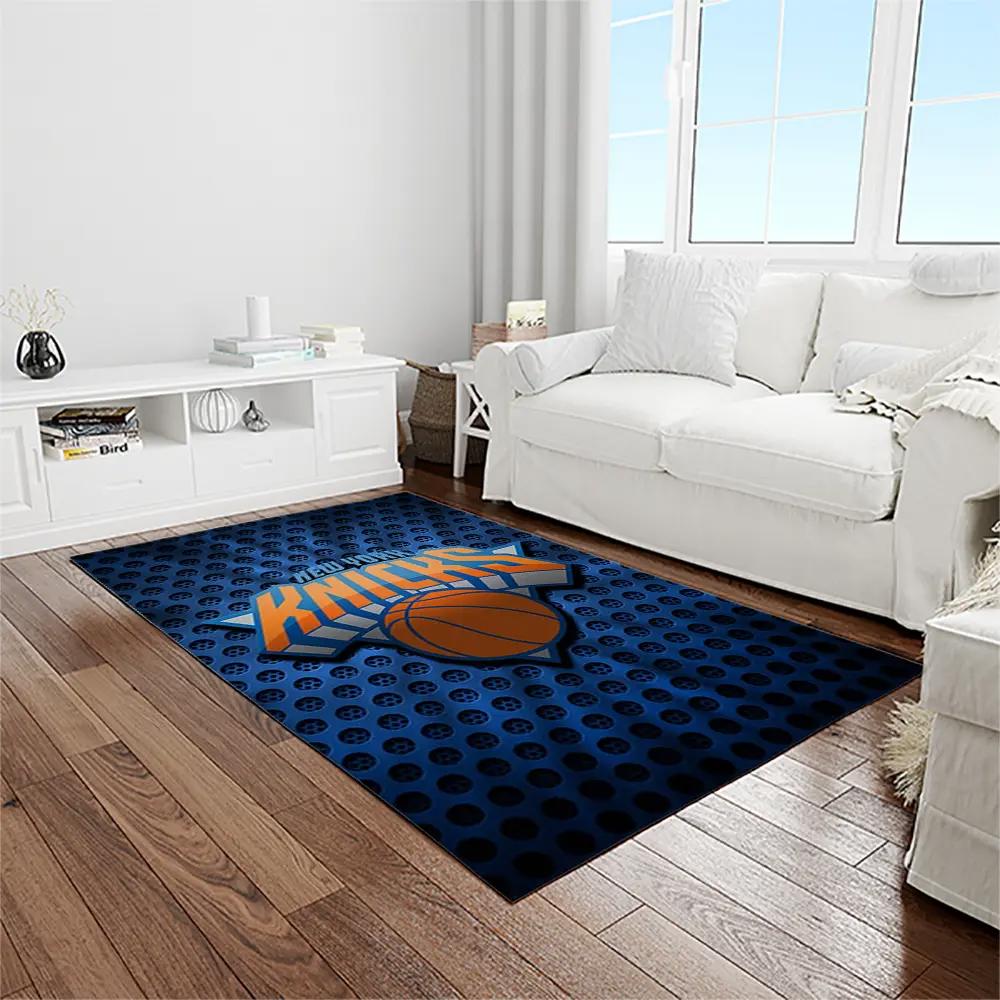 Nba new york knicks basketball team logo rectangle area rug nyk14 Rectangle Rug