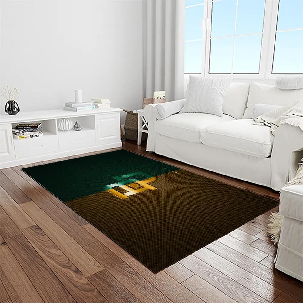 Ncaa baylor bears sport basketball and foolball team logo rectangle area rug bb29 Rectangle Rug