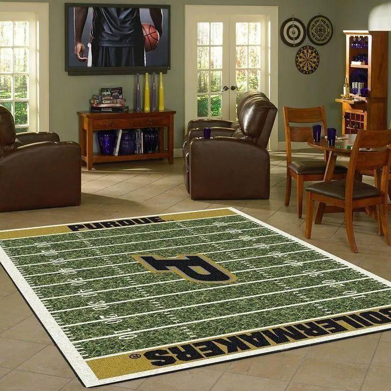 Ncaa purdue boilermakers homebeautyus rug regtangle carpet Rectangle Rug