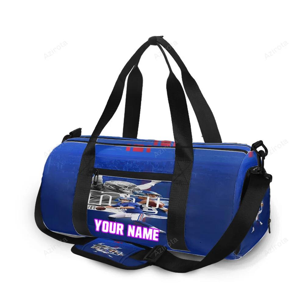 New york giants daniel jones1 personalized name travel bag gym bag 1951 Travel Bag
