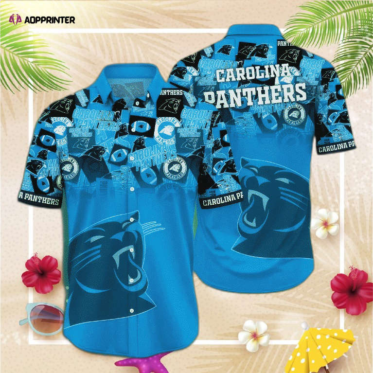 Nfl carolina panthers hawaiian  shirt short trending summer Hawaii Shirt