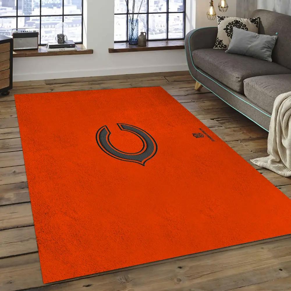 Nfl chicago bears football team logo rectangle area rug cgb09 Rectangle Rug