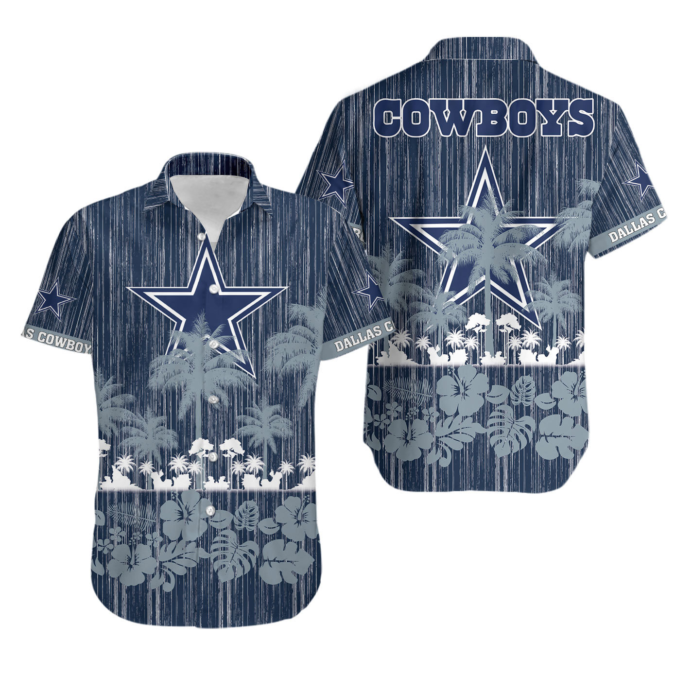 Nfl dallas cowboys rain edition hawaiian shirt Hawaii Shirt Shorts & Flip Flops