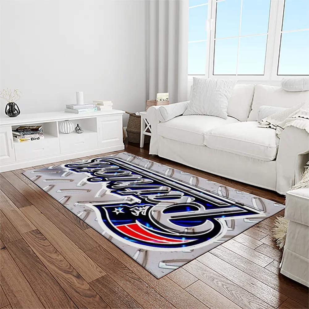 Nfl new england patriots football team logo rectangle area rug nep19 Rectangle Rug