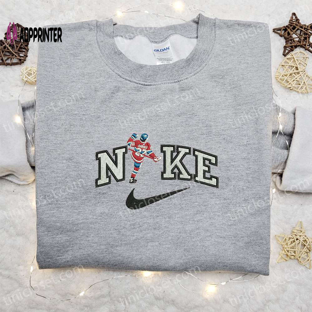 Nike nfl sport embroidered shirt: cole caufield x nike inspired ideal family gift Embroidered Shirt