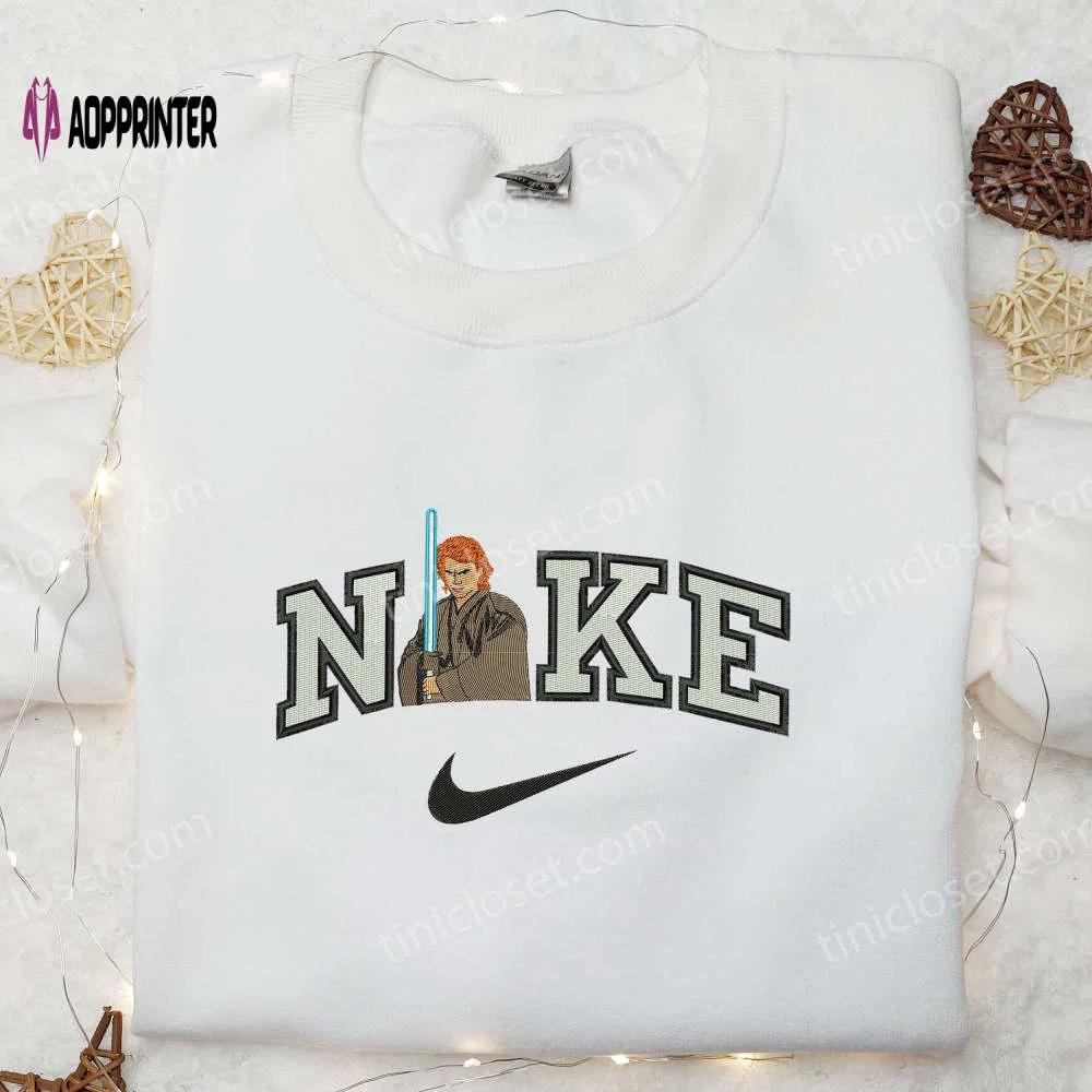 Nike x anakin skywalker sweatshirt: star wars movie embroidered shirt Embroidered Shirt