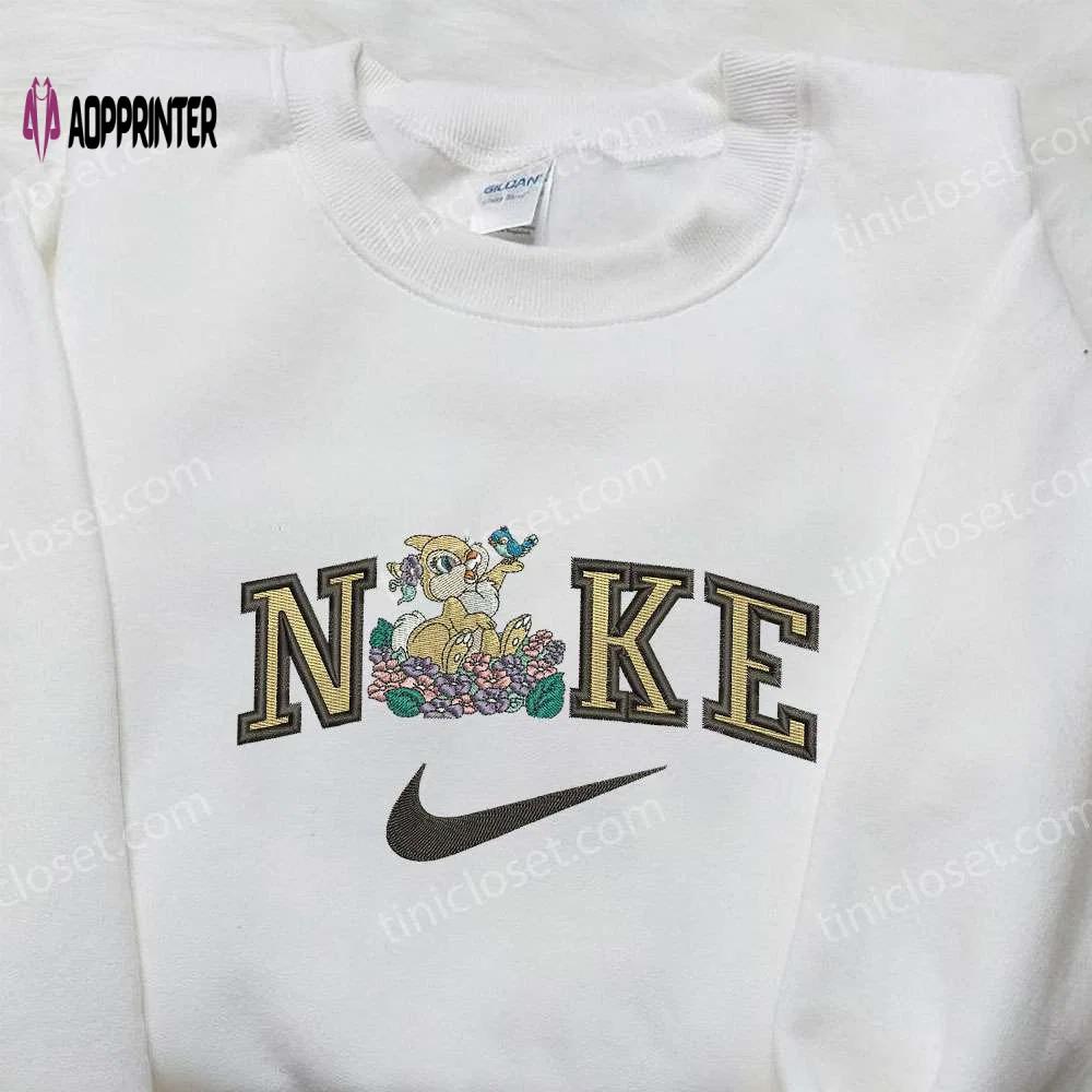 Nike x miss bunny embroidered shirt: disney cartoon inspired apparel Embroidered Shirt