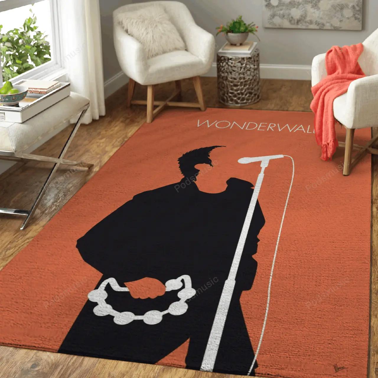 No023 my oasis minimal music artwork minimal music artworks art for fans area rug living room carpet rug regtangle carpet floor decor home decor Rectangle Rug