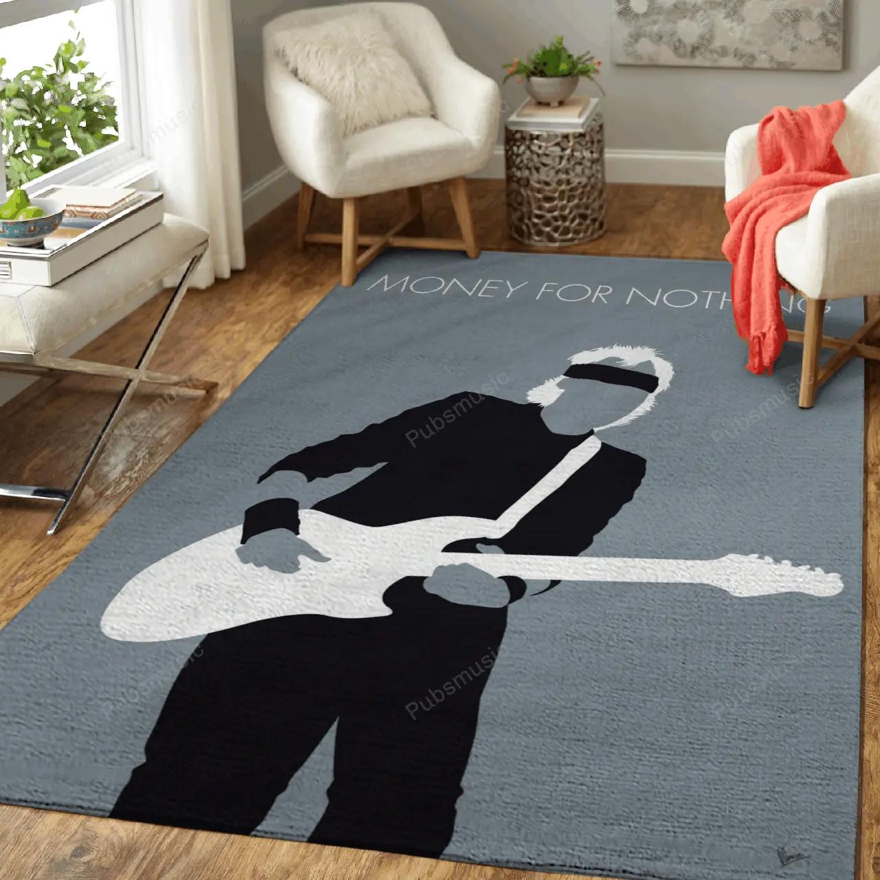 No107 my mark knopfler minimal music artwork minimal music artworks art for fans area rug living room carpet rug regtangle decor home decor Rectangle Rug