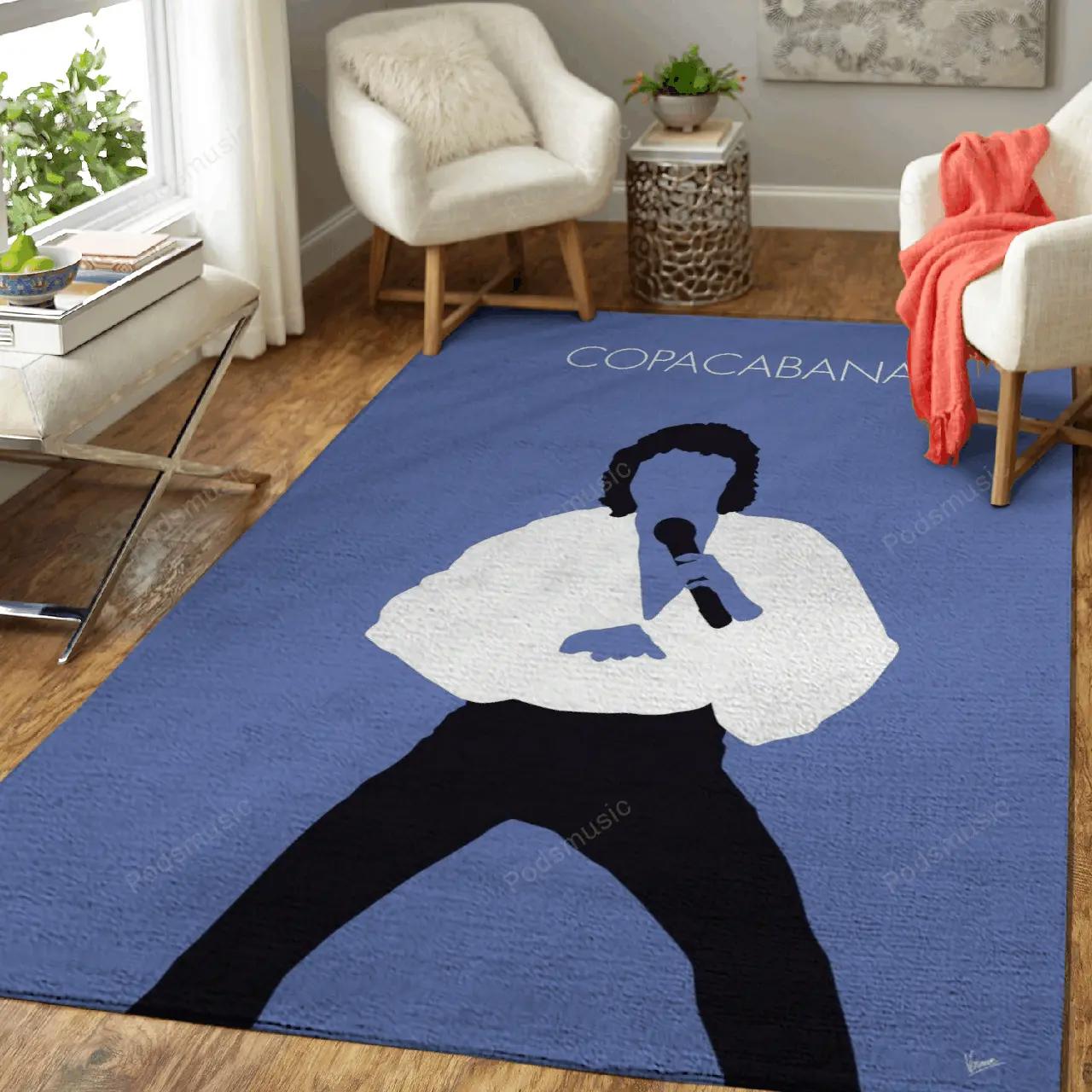 No198 my barry manilow minimal music artwork minimal music artworks art for fans area rug living room carpet rug regtangle decor home decor Rectangle Rug