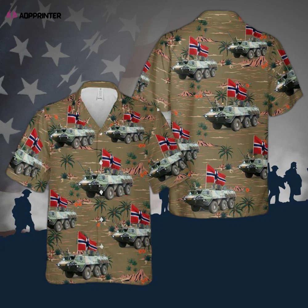 Norwegian army sisu xa-185 hawaiian shirt Hawaii Shirt