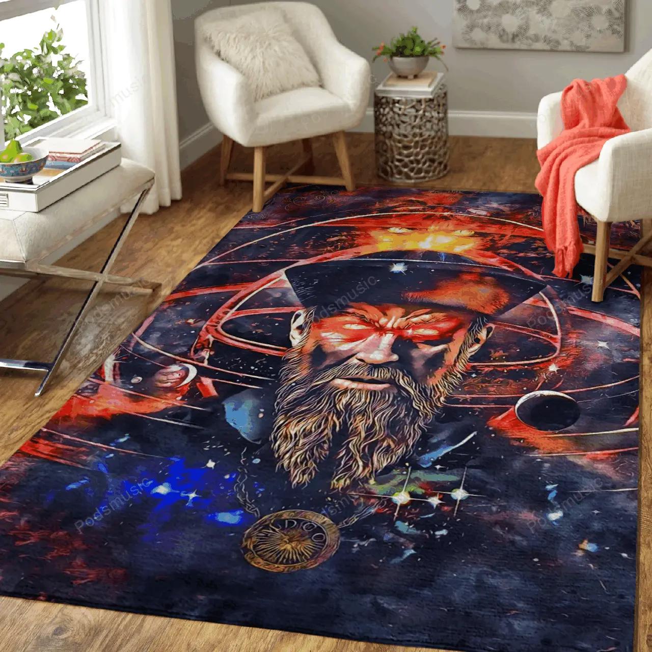 Nostradamus music artworks art for fans area rug living room carpet rug regtangle carpet floor decor home decor Rectangle Rug