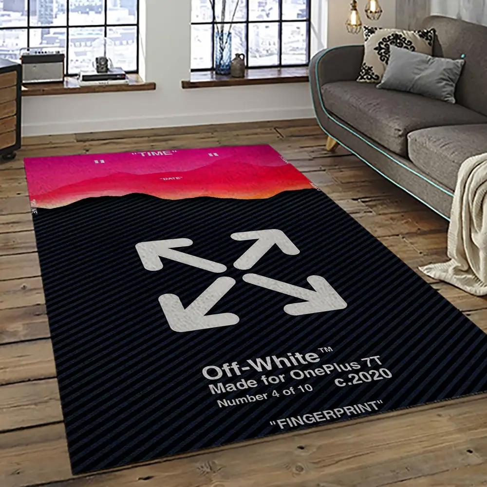 Off white fashion carpet rectangle area rug for living room bedroom decor owt11 Rectangle Rug