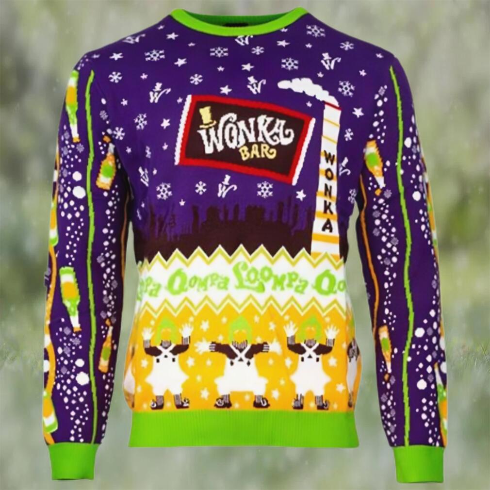 Official willy wonka and the chocolate factory ugly christmas sweater Christmas Ugly Sweater