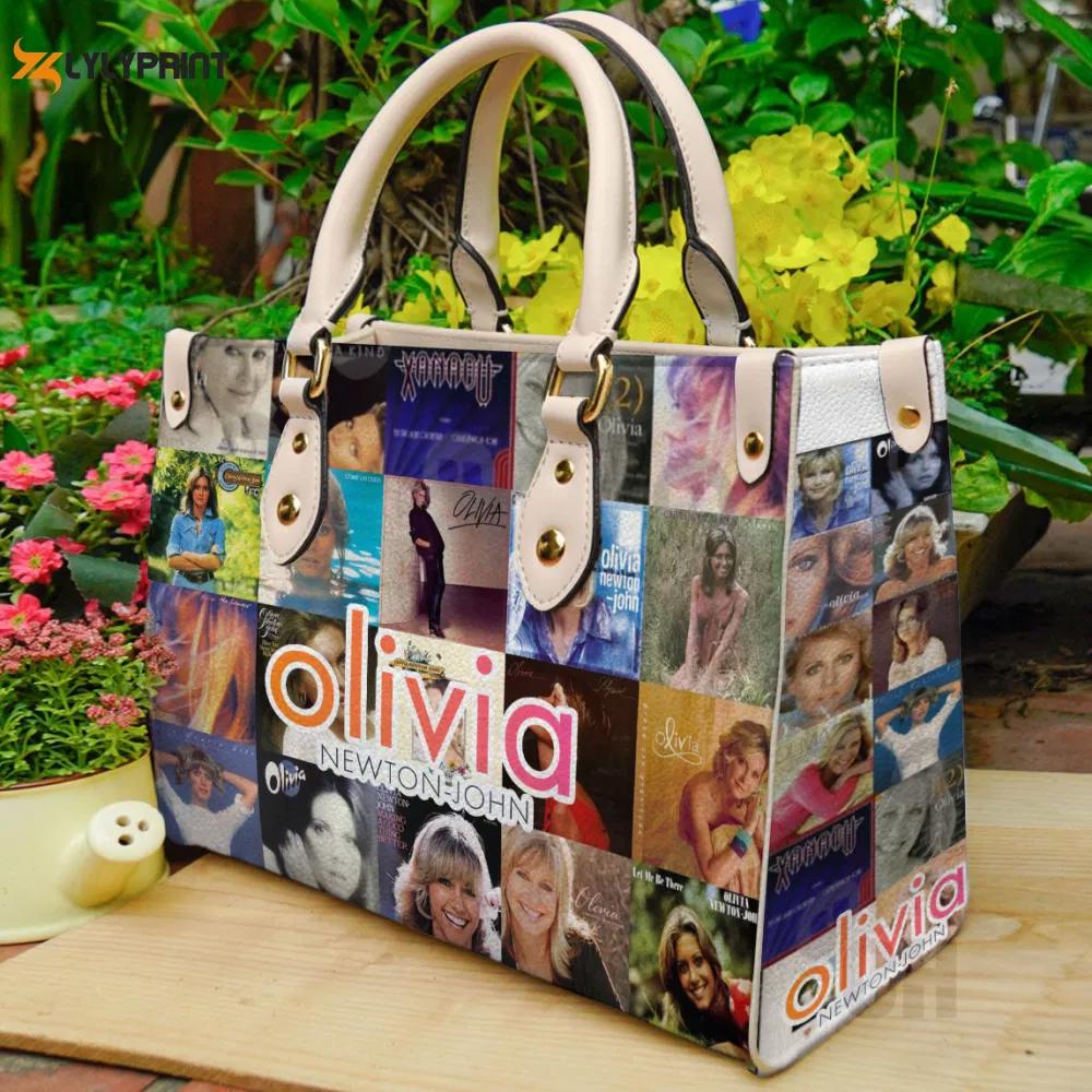 Olivia newton-john leather bag for women gift 1676 Women Leather Hand Bag