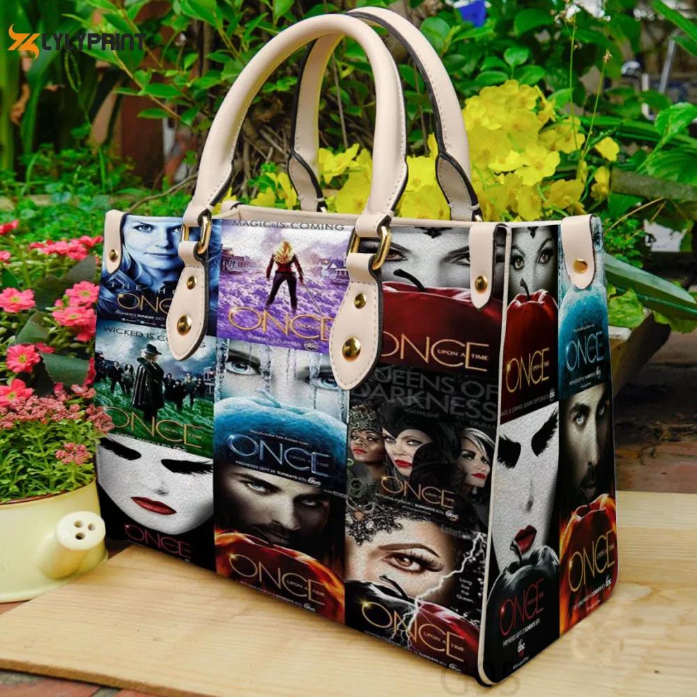 Once upon a time 1for women giftand leather bag for women gift 2079 Women Leather Hand Bag