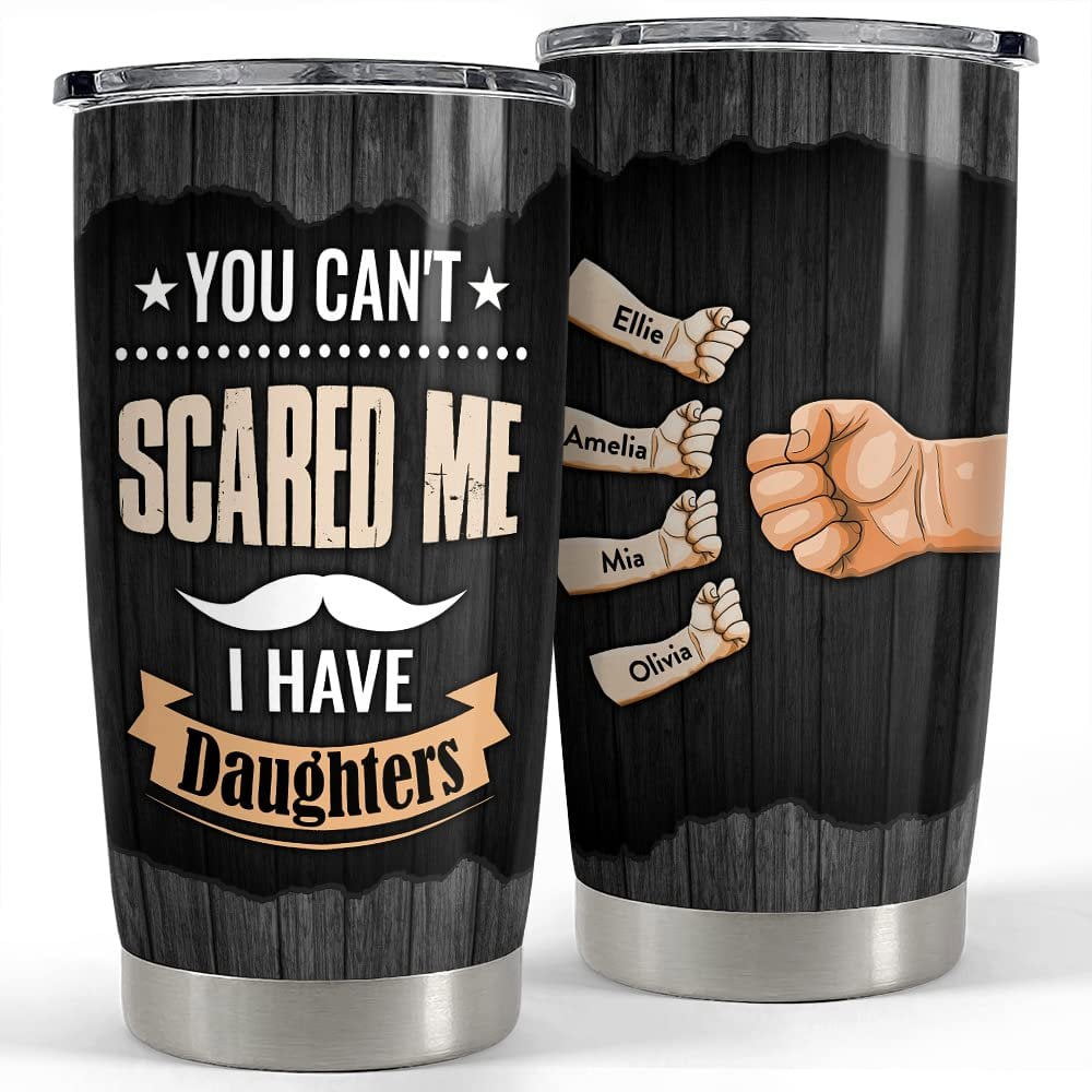 Personalized dad tumbler funny daughters for father’s day best gift Personalized Tumbler