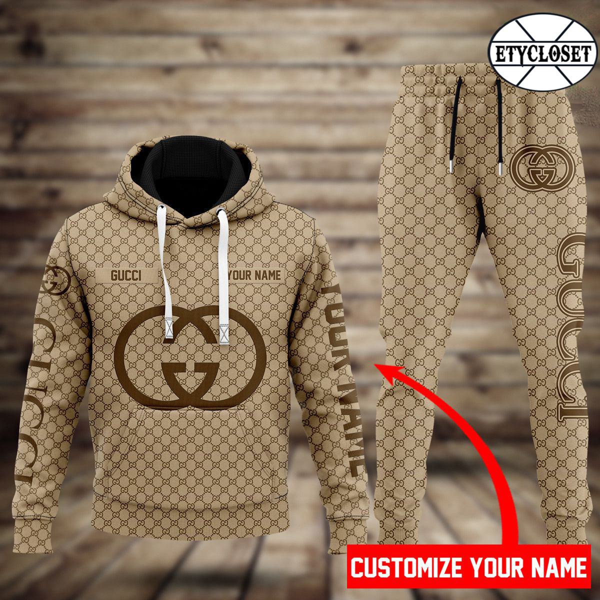 Personalized gucci hoodie sweatpants pants hot 2023 luxury brand clothing clothes outfit for men 23 Hoodie Long Pants 3D Set
