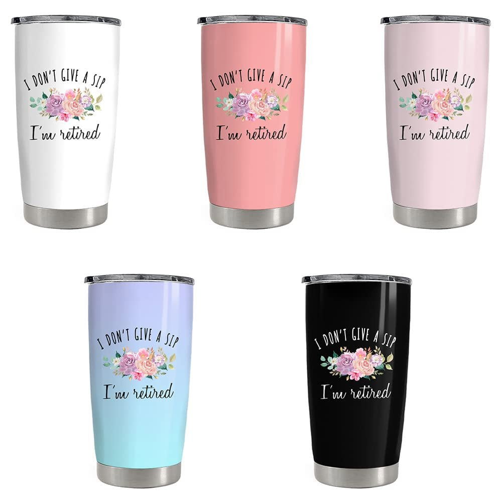 Personalized retirement gift tumbler with lid for coworker office Personalized Tumbler