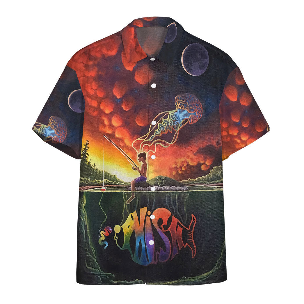Phish fishing custom hawaii shirt Hawaii Shirt Shorts & Flip Flops