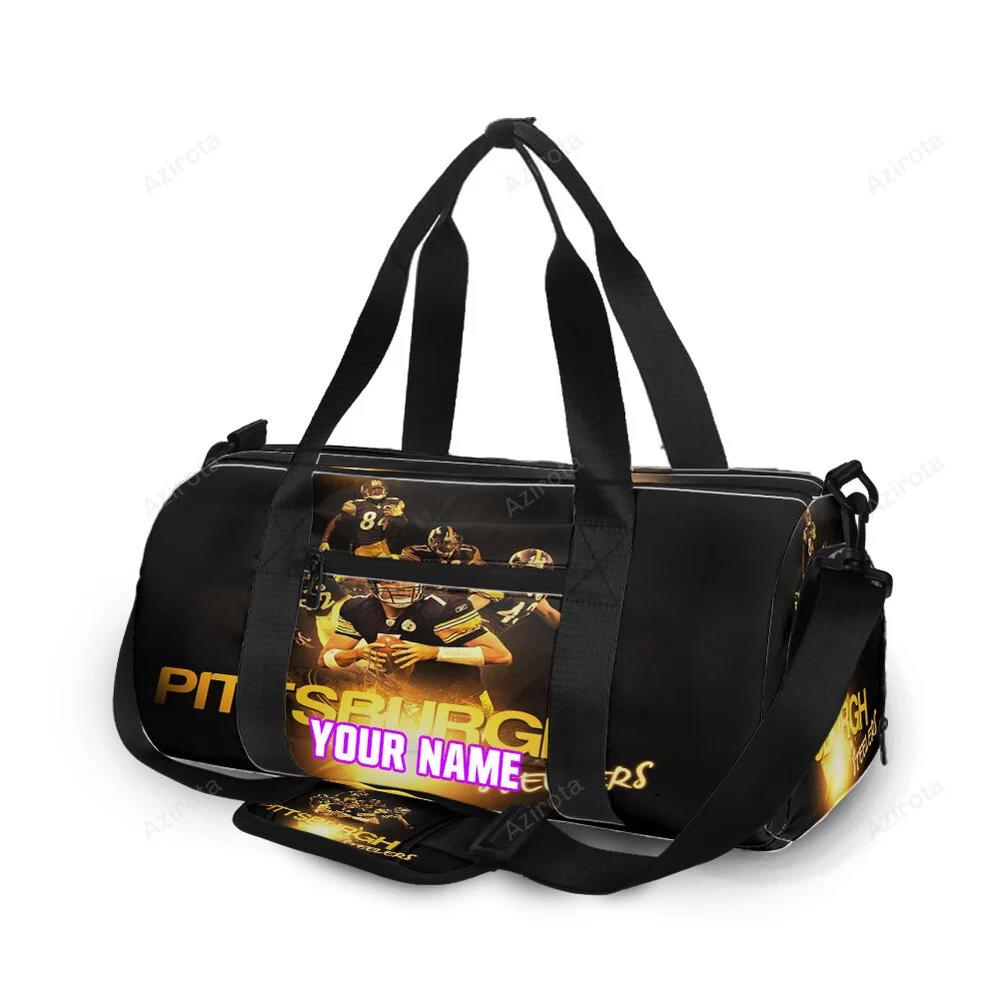 Pittsburgh steelers players team m2 personalized name travel bag gym bag 1370 Travel Bag
