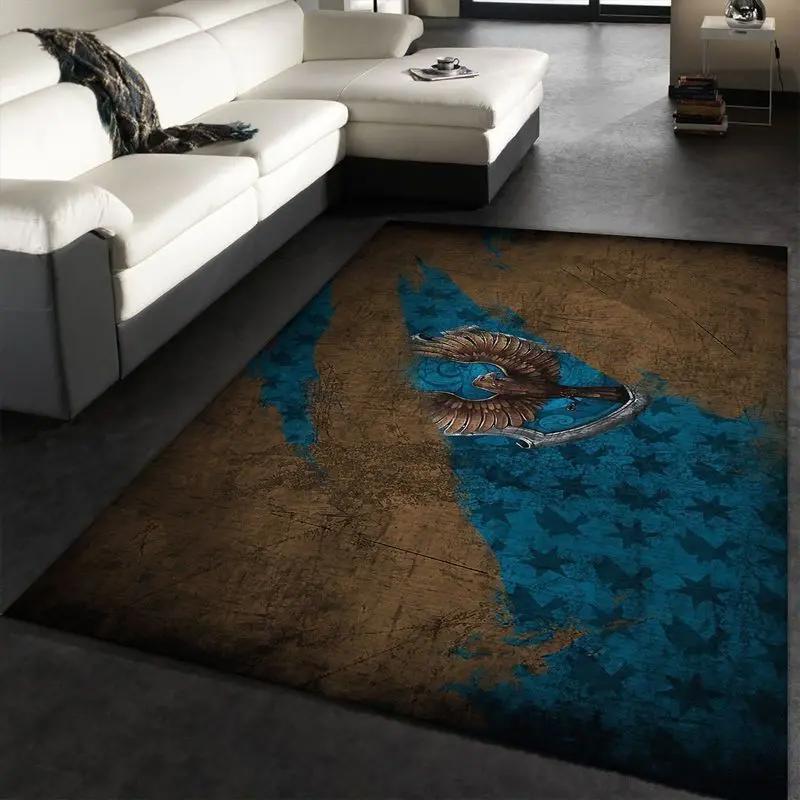 Ravenclaw harry potter 4 area rug living room and bed room rug rug regtangle carpet floor decor home decor Rectangle Rug