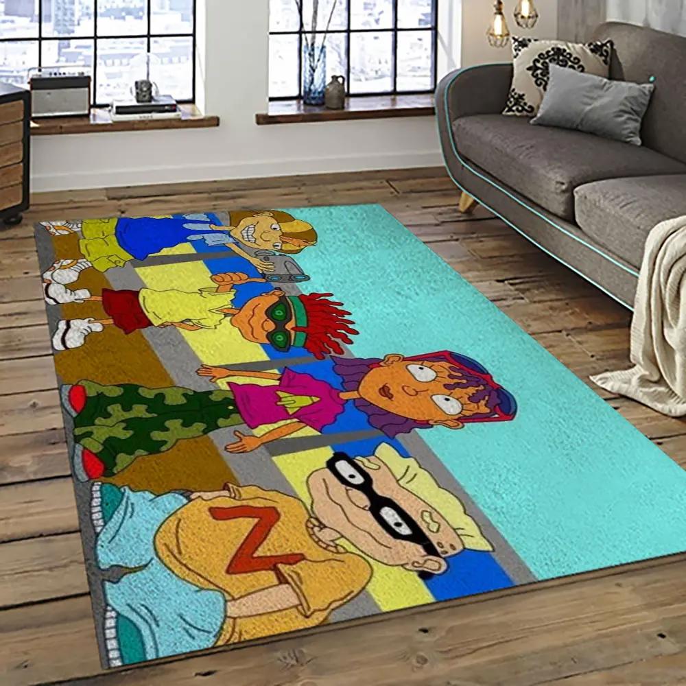 Rocket power action cartoon retangle carpet area rug home decor best gift for fan and friends rp21 Rectangle Rug
