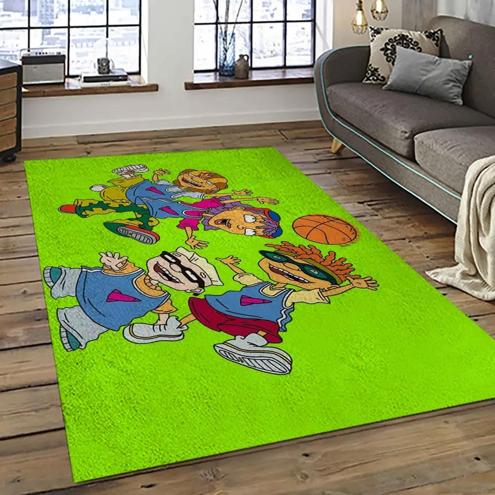 Rocket power action cartoon retangle carpet area rug home decor best gift for fan and friends rp23 Rectangle Rug