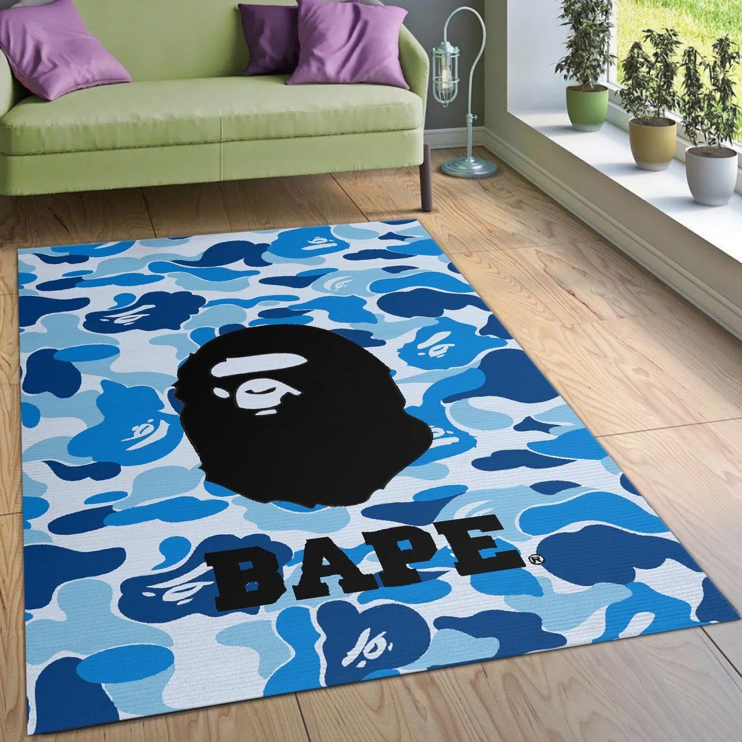 Rugs in living room and bedroom - Bape area rug bedroom rug christmas gift floor mats keep warm in winter Rectangle Rug