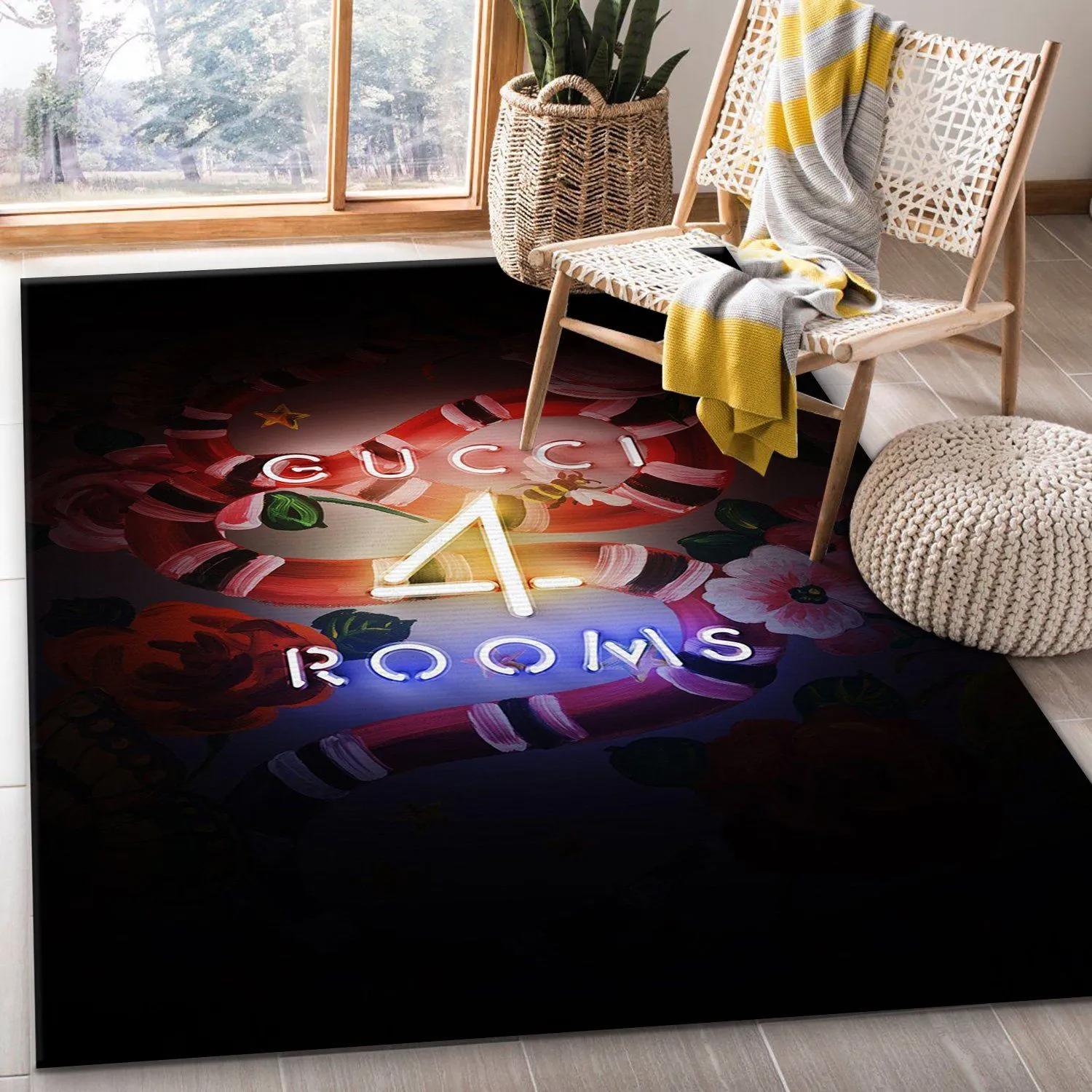Rugs in living room and bedroom - Gucci area rug for christmas bedroom rug us gift decor Rectangle Rug