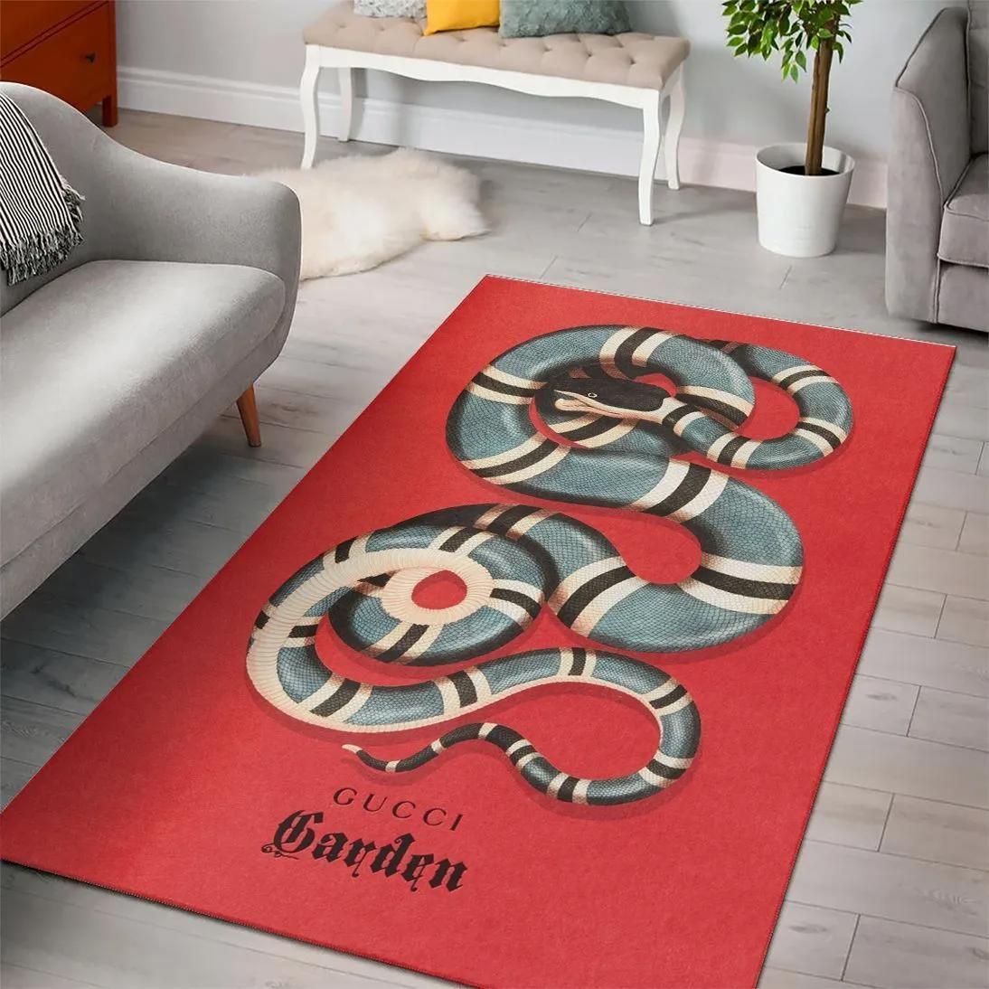 Rugs in living room and bedroom - Gucci snake red luxury area rug for living room bedroom carpet home decorations mat Rectangle Rug