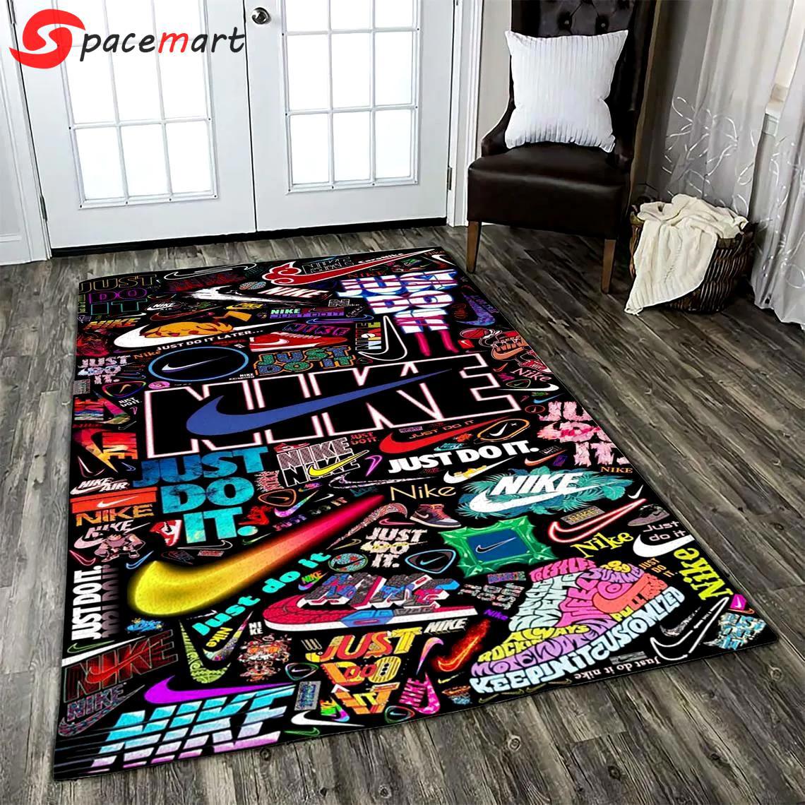 Rugs in living room and bedroom - Hype streetwear sneaker rug home decor - rugs Rectangle Rug