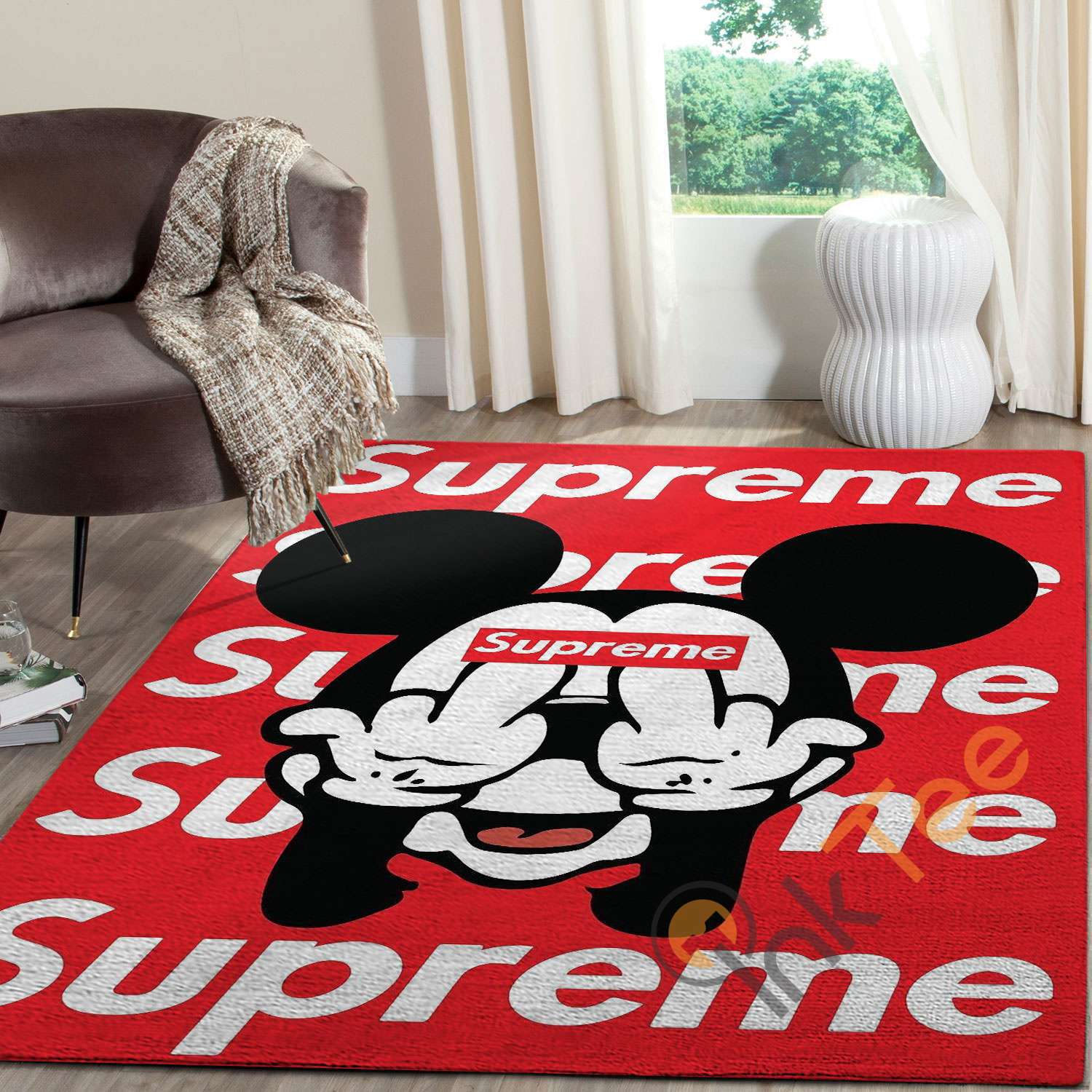 Rugs in living room and bedroom mickey mouse supreme Rectangle Rug