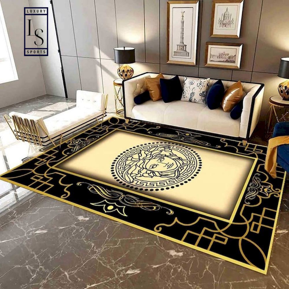 Rugs in living room and bedroom mysterious versace rug - premium rug carpet Rectangle Rug