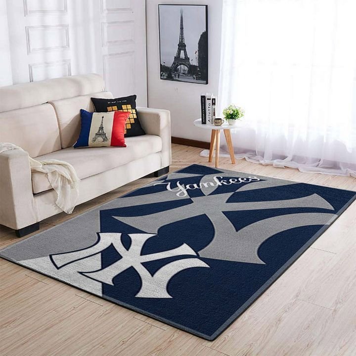 Rugs in living room and bedroom new york yankees Rectangle Rug