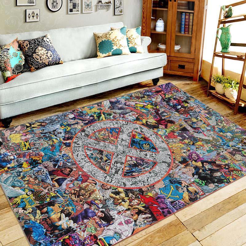 Rugs in living room and bedroom x men area rug Rectangle Rug