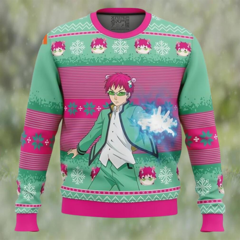 Saiki k the disastrous life of saiki k ugly christmas sweater Christmas Ugly Sweater