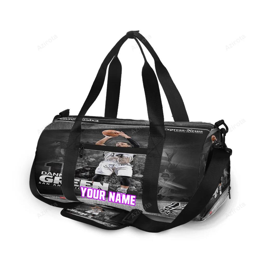 San antonio spurs danny green1 personalized name travel bag gym bag 2334 Travel Bag