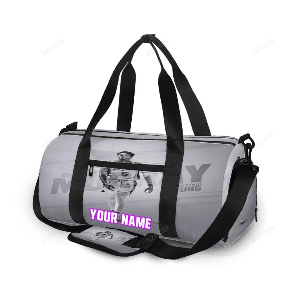 San antonio spurs dejounte murray1 personalized name travel bag gym bag 2275 Travel Bag
